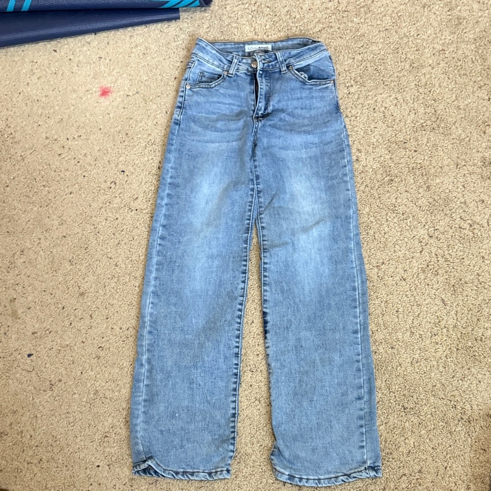 Women's Light Blue Flare & Wide Leg Jeans
